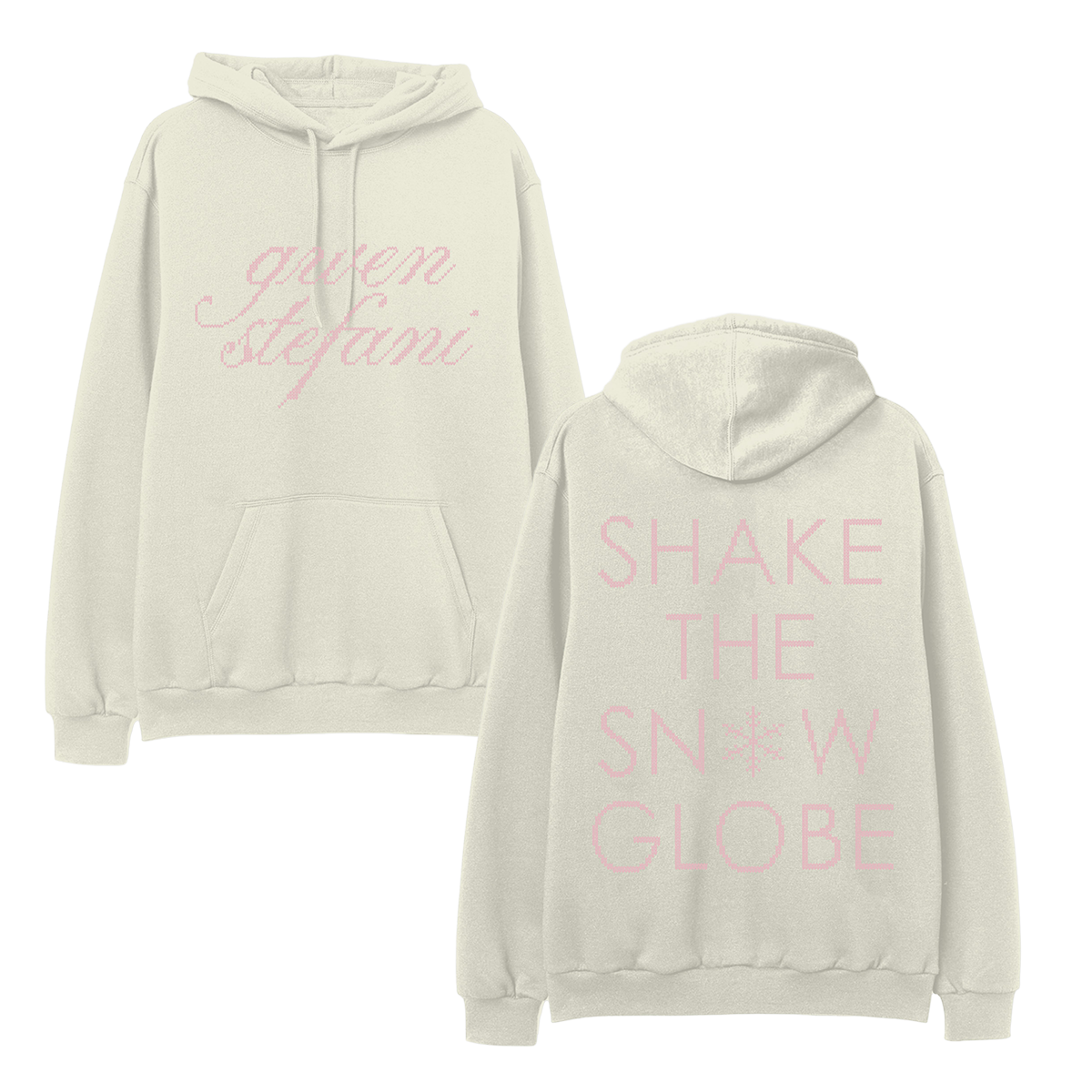 Shake The Snow Globe Hoodie - Natural