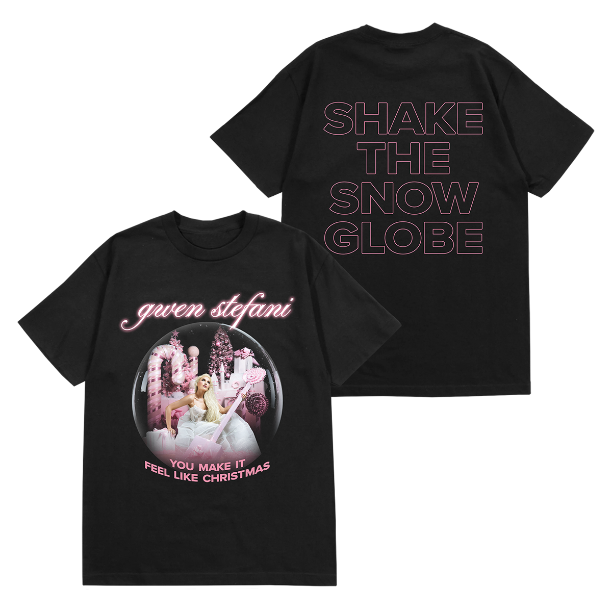 Shake The Snow Globe Tee - Black