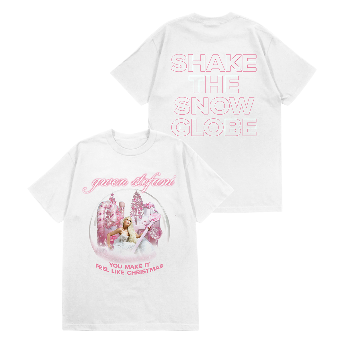 Shake The Snow Globe Tee - White