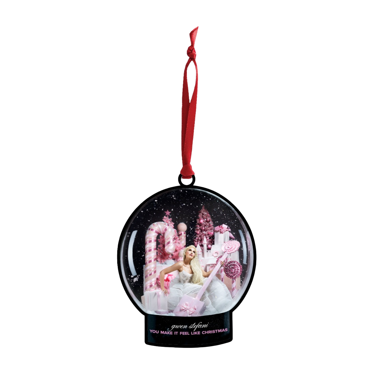Shake The Snow Globe Wooden Ornament