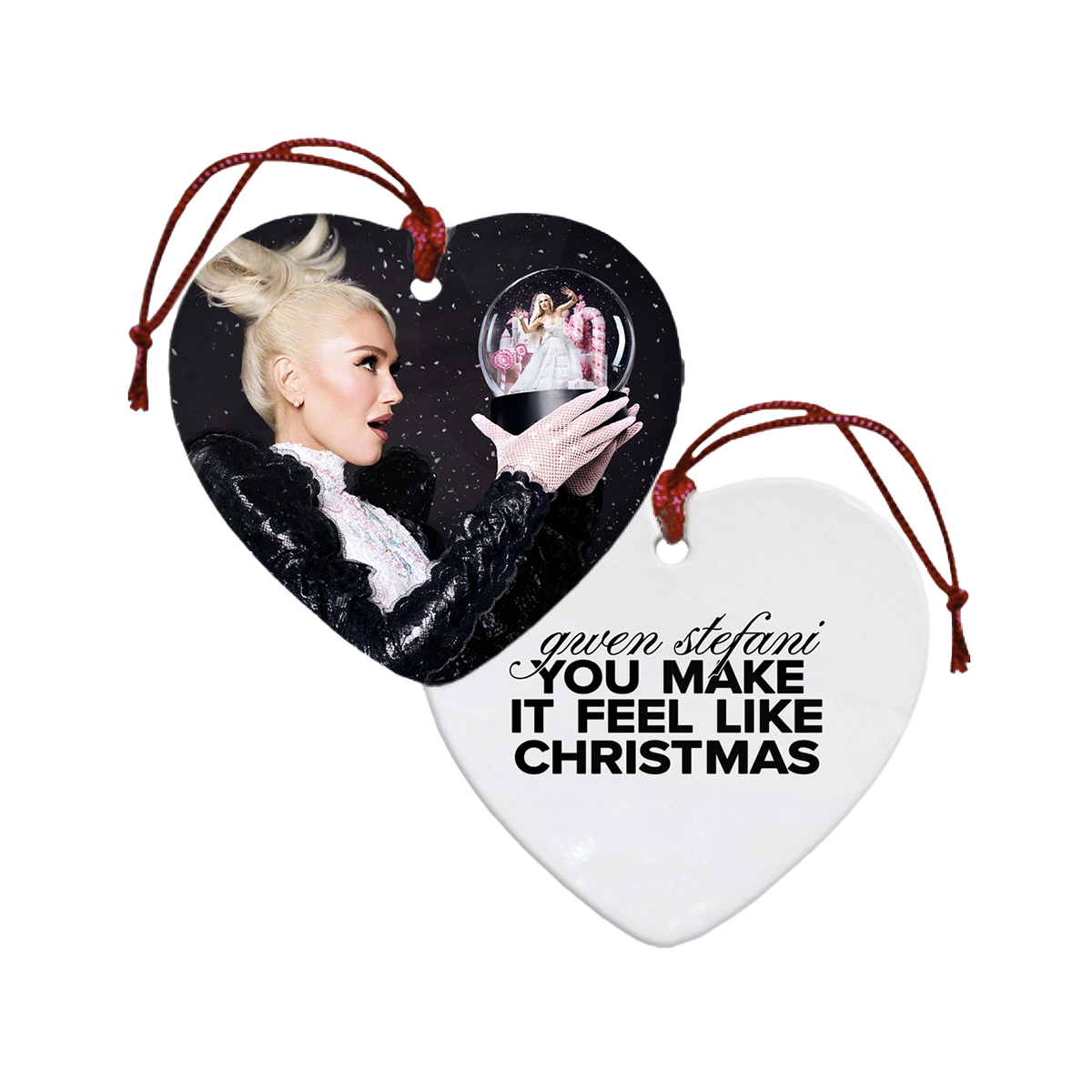 You Make It Feel Like Christmas Double-Sided Ornament