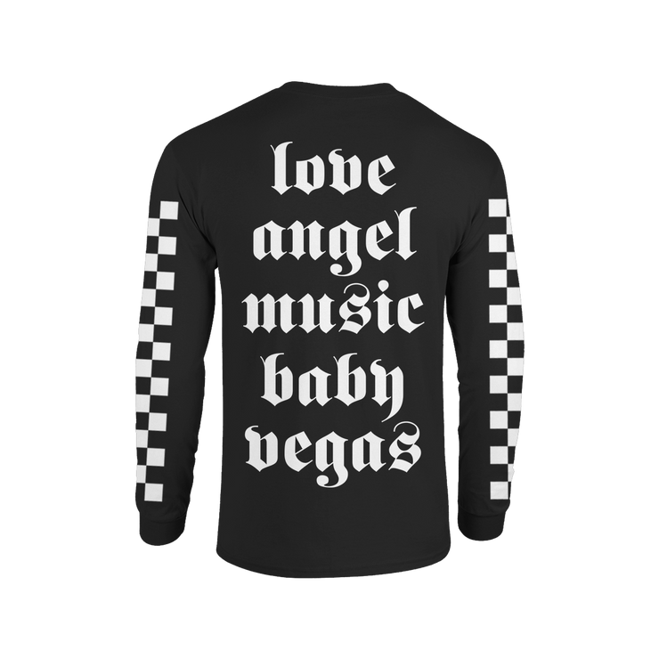 Love Angel Black Long Sleeve Tee - Gwen Stefani