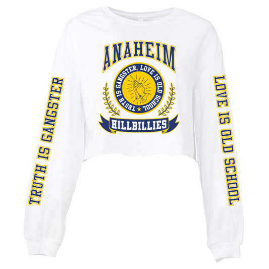 Anaheim Hillbillies™ Logo Crop Long Sleeve Tee