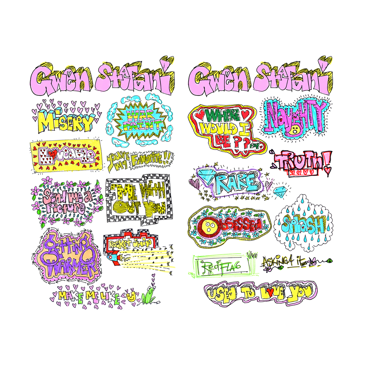 Tattoo Set - Gwen Stefani