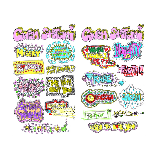 Tattoo Set - Gwen Stefani